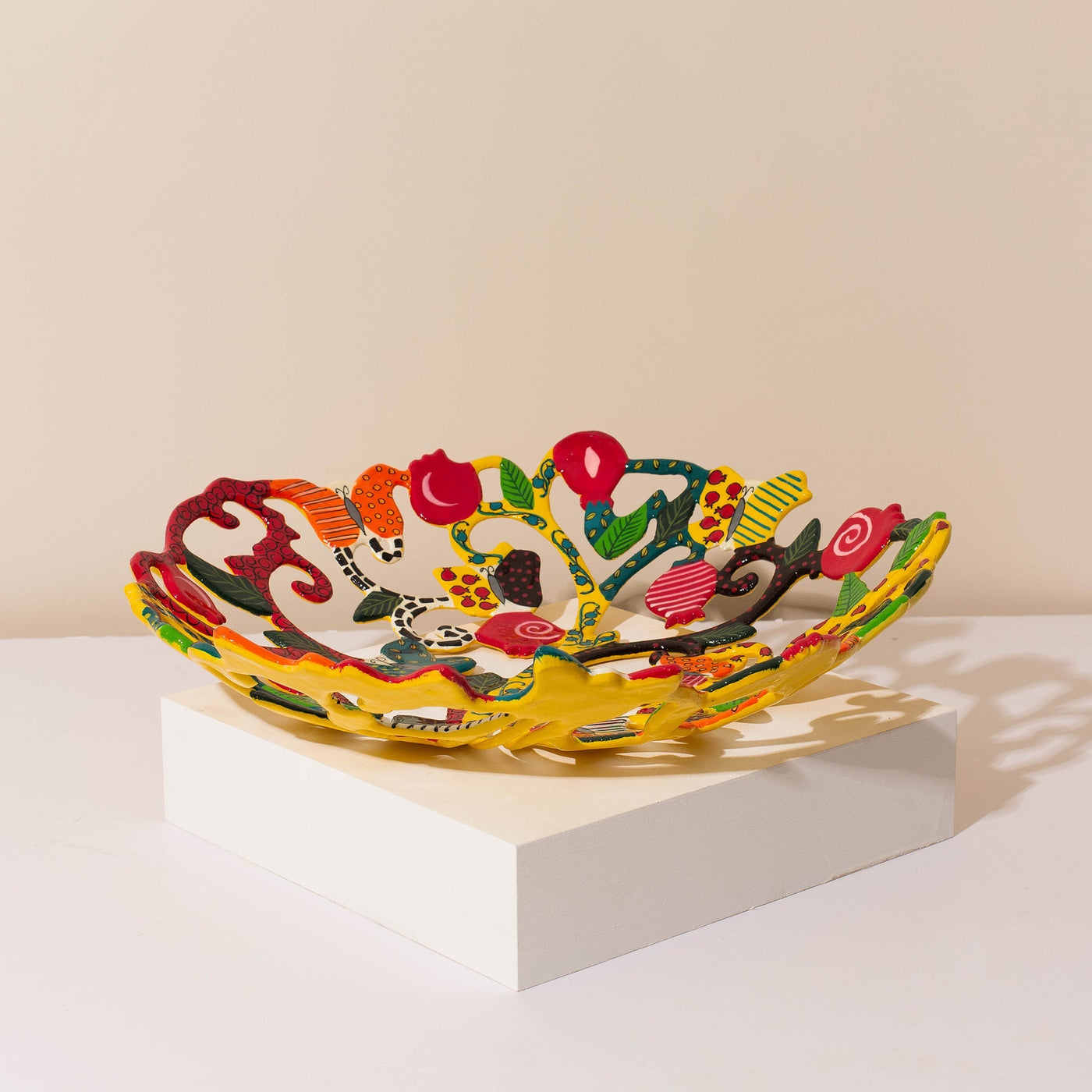 Artistic Tree of Life Dining Bowl – Multicolor – Eden Series