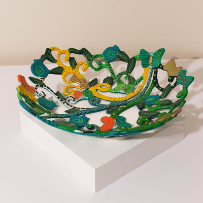 Artistic Tree of Life Dining Bowl – Multicolor – Eden Series