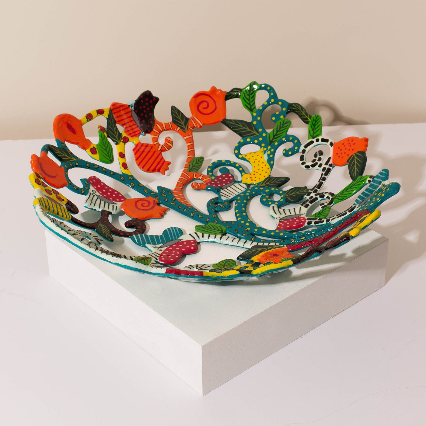 Artistic Tree of Life Dining Bowl – Multicolor – Eden Series