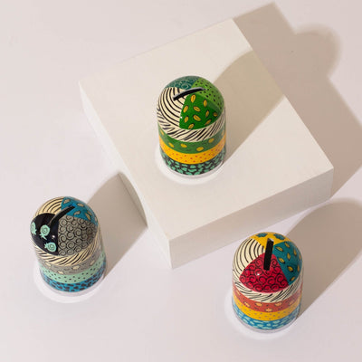Modern Tzedakah Box – Colorful Handcrafted Aluminum – Coins Series