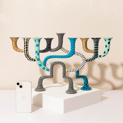 Contemporary Design for Hanukkah - Loopa Series