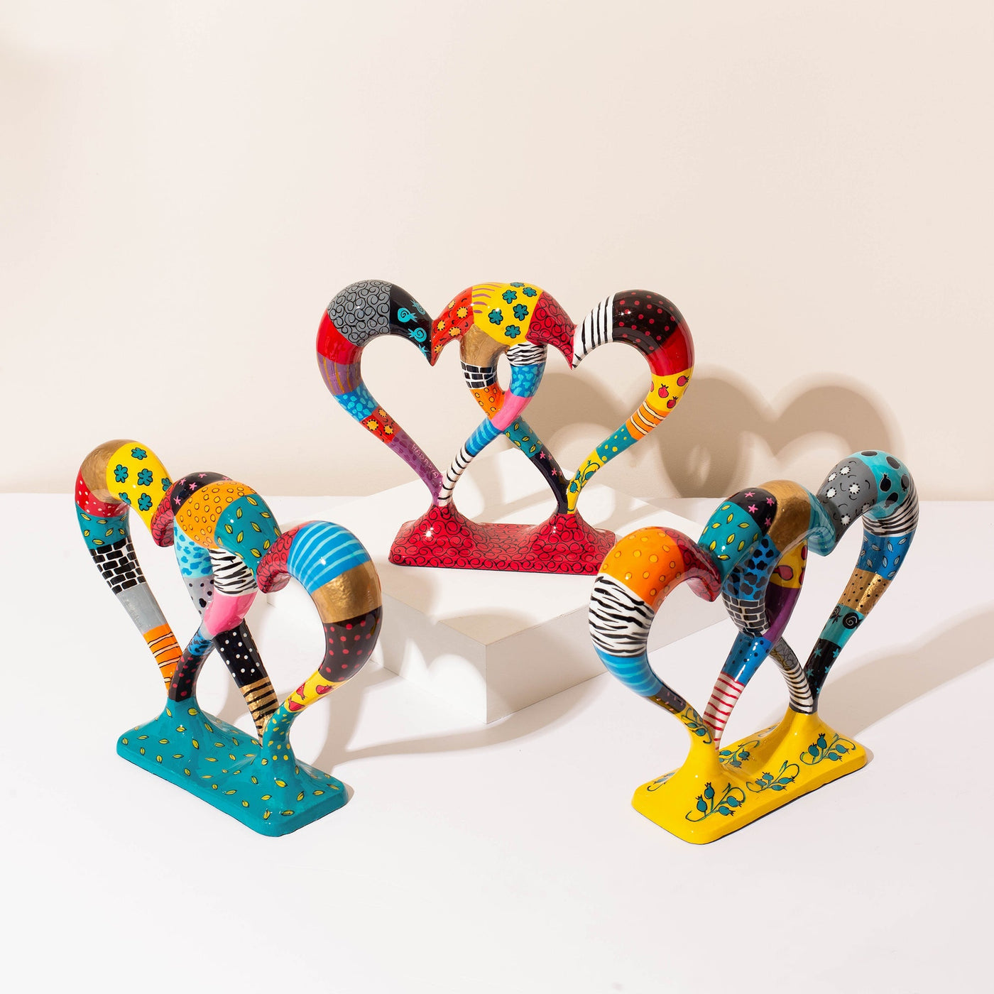 Handcrafted Double Heart Sculpture – Pairfect (Small) Series