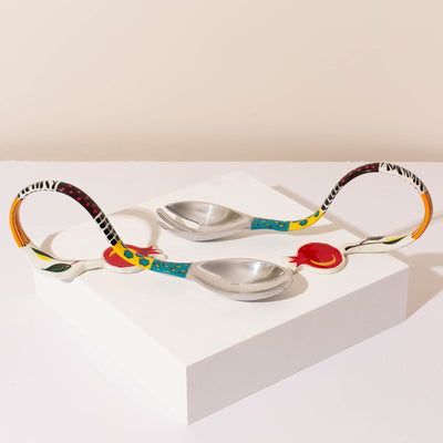 Colorful Jewish Home Decor Serving Set – Twisty Series