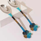 Handcrafted Judaica Serving Spoon Set – Twisty Series