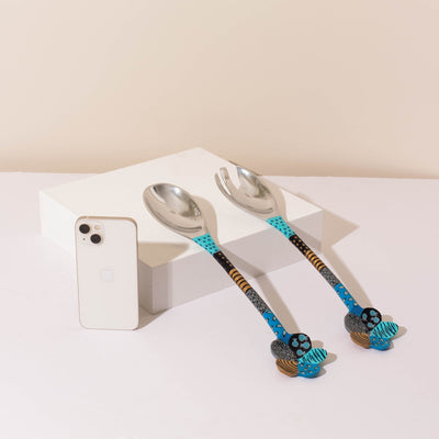 Colorful Jewish Home Decor Serving Set – Twisty Series