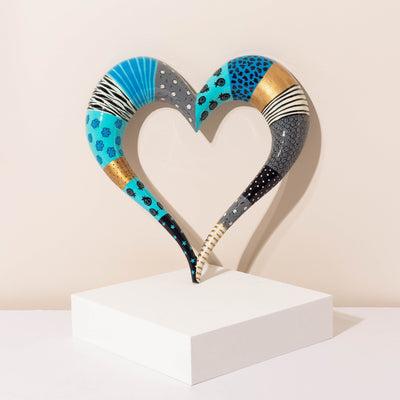 Handcrafted Colorful Heart Wall Art – ArtBeat Series