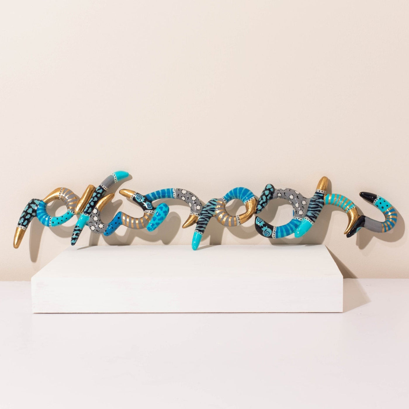 Modern "Welcome" Sign – Aloha Series  Blue