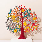 Tree of Life Hand-Painted Enamel Sculpture