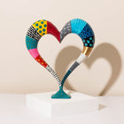 Half Heart Modern Sculpture – Heartish Series