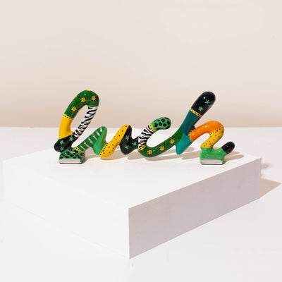 Handcrafted Art for Your Home – Blessed Series  Luck / Green