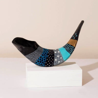 Hand-Painted Judaica Shofar – Echo Series