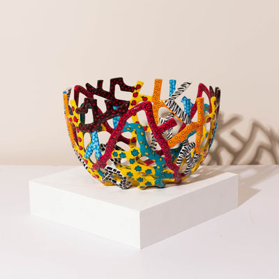 Handcrafted Jewish Fruit Basket Bowl – Bloom Series