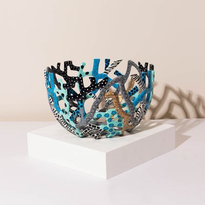 Handcrafted Jewish Fruit Basket Bowl – Bloom Series