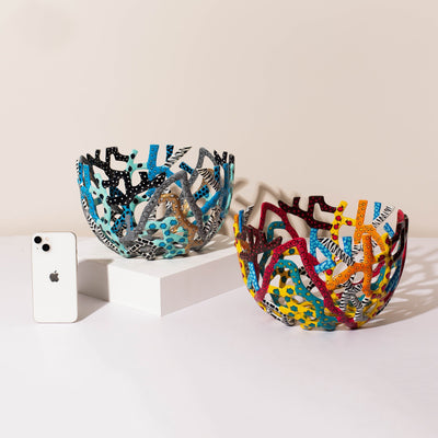 Handcrafted Jewish Fruit Basket Bowl – Bloom Series
