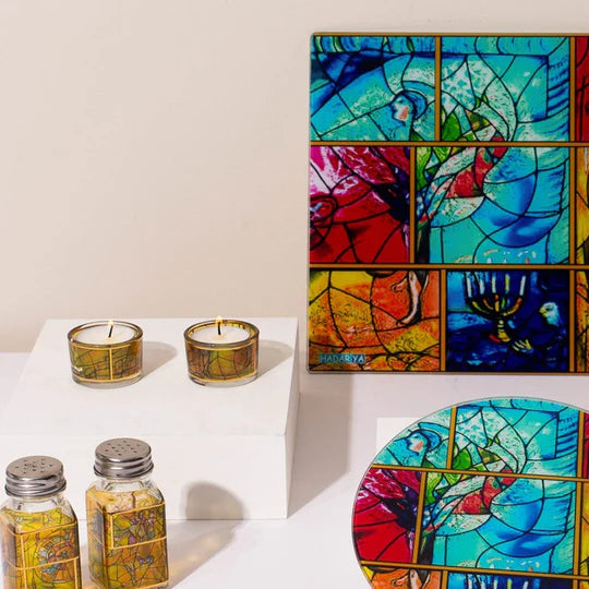 Chagall-Inspired Candle Holders – Glass Series 