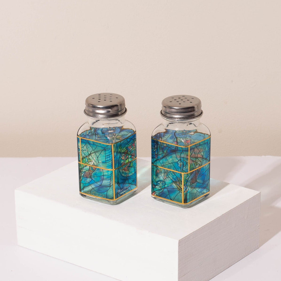 Handmade Luxury Shabbat Set – Chagall Blue Series 