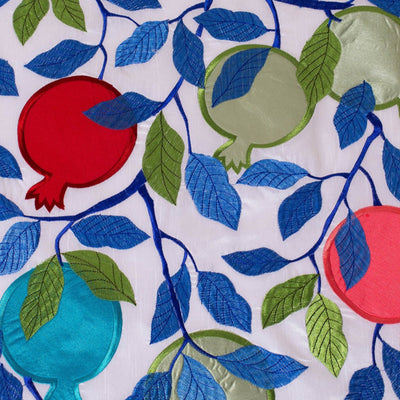 Handmade Challah Cover – Pomegranate Bloom Series