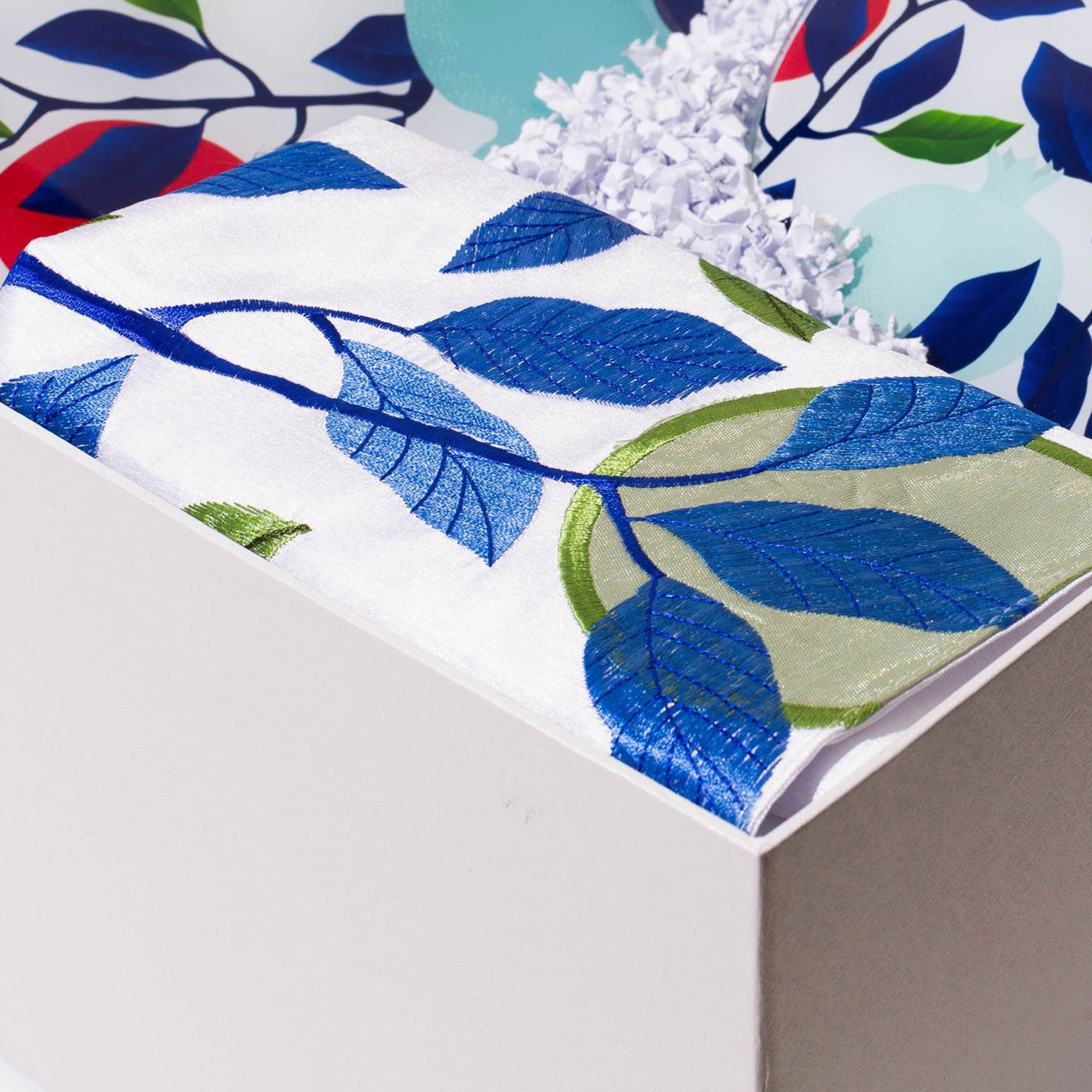 Handmade Challah Cover – Pomegranate Bloom Series