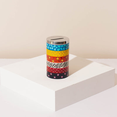 Colorful Decorative Tzedakah Box – Artistic Touch – Treasure Series