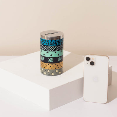 Colorful Decorative Tzedakah Box – Artistic Touch – Treasure Series