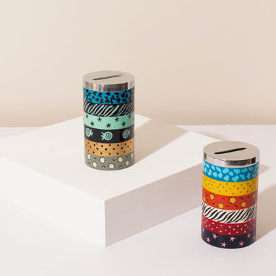 Colorful Decorative Tzedakah Box – Artistic Touch – Treasure Series