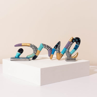 Colorful Design with Meaningful Words – Blessed Series  Happiness