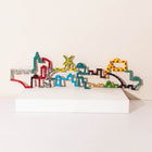 Jerusalem Skyline Hand-Painted Wall Art