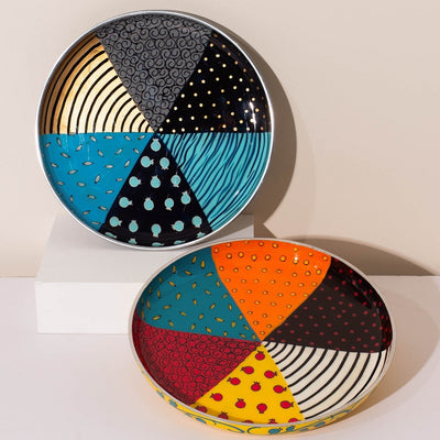 Handmade Aluminum Bowl – Colorful Design – Baza Series