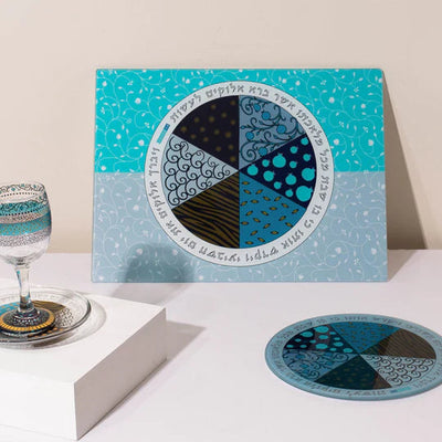 Pot base with a modern and clean design | Handmade from tempered glass | Aqua Spirit series (Copy) 