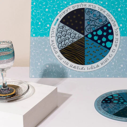 Pot base with a modern and clean design | Handmade from tempered glass | Aqua Spirit series (Copy) 