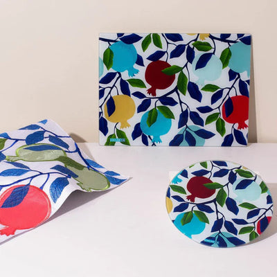 Handmade Challah Cover – Pomegranate Bloom Series (Copy) 