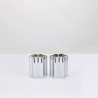 Shabbat Candle Holders - Chrome