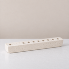 Minimalist Concrete Hanukkah Menorah | LINE