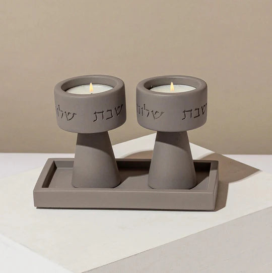 Handmade Candleholders for Shabbat – Solura series 