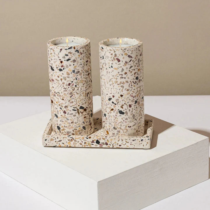 Set of modern design Sabbath candleholder – Cube Series (Copy) 