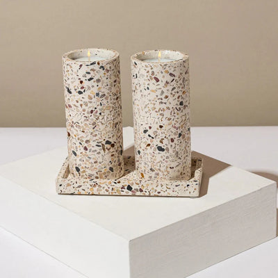 Set of modern design Sabbath candleholder – Cube Series (Copy) 