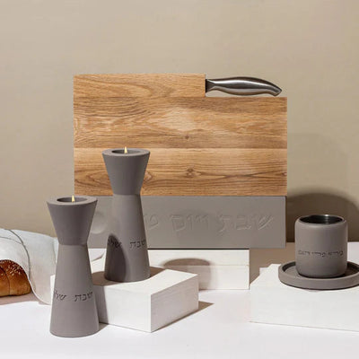 Butcher for Shabbat designed from natural concrete and a knife – Board & Blade series (Copy) 