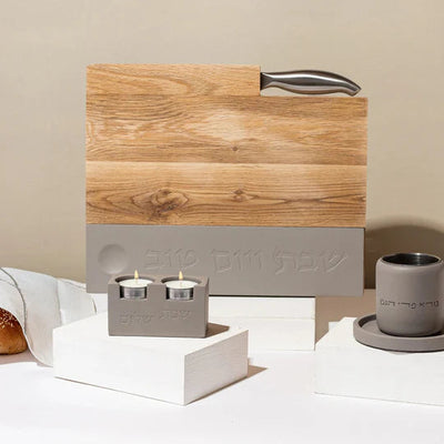 Butcher for Shabbat designed from natural concrete and a knife – Board & Blade series (Copy) 