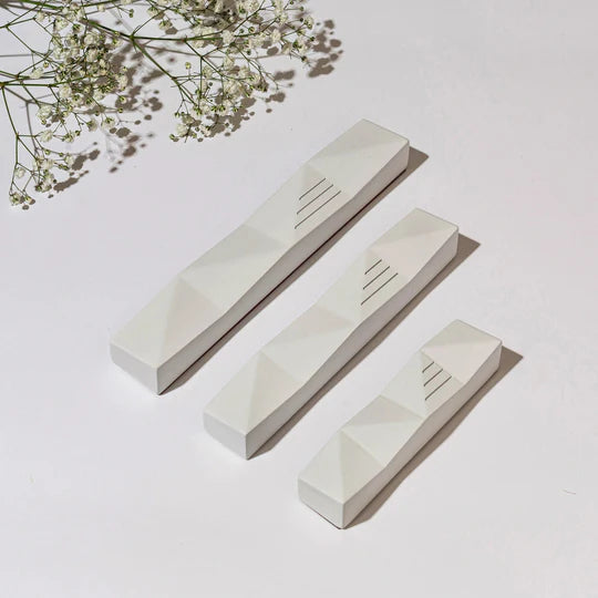 Mezuzah Artistic Terrazzo in Earthy Natural Tones - Wave Series 