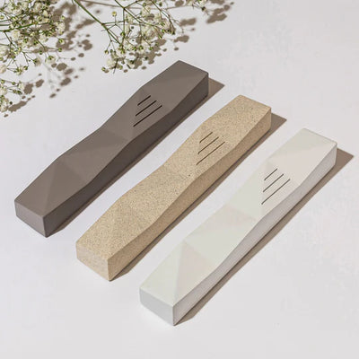 Mezuzah Artistic Terrazzo in Earthy Natural Tones - Wave Series 