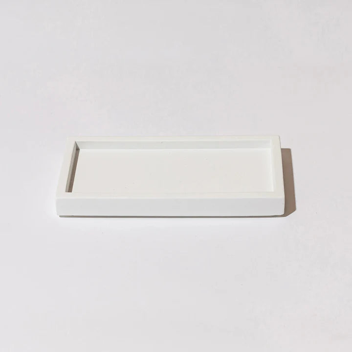 Set of candlesticks for Shabbat with a designed concrete tray - Stone Glow SERIES (Copy) 