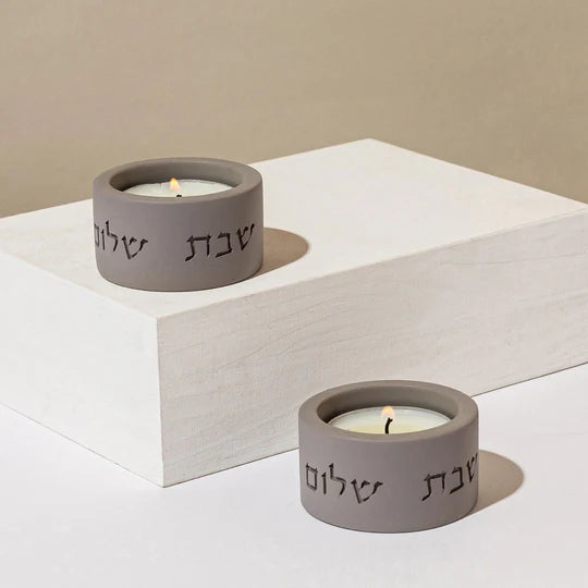 Luxurious Shabbat Set – Candlesticks, Kiddush Cup Tray & Cover - Shabbat Harmony model Series 