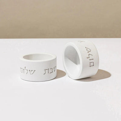 Set of candlesticks designed to sit on a modern concrete tray with a candle lighting blessing - Urban Blessings Series (Copy) 