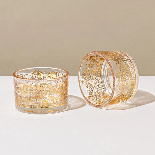 Jerusalem Glass Candlesticks - Jerusalem Glass (Copy) 