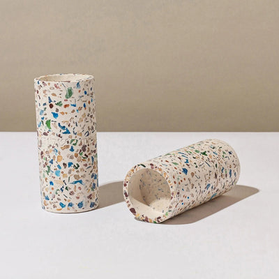 Candleholder designed for Shabbat made of rich terrazzo - Terrazzo Series (Copy) 