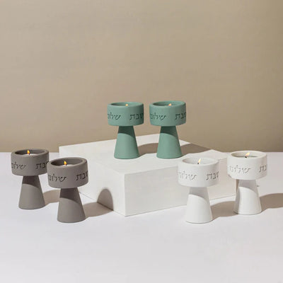 Handmade Candleholders for Shabbat – Solura series 