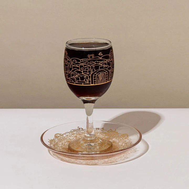 Luxury Glass with Silver Etching – Glass & Silver Series (Copy) 