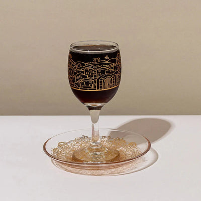 Luxury Glass with Silver Etching – Glass & Silver Series (Copy) 
