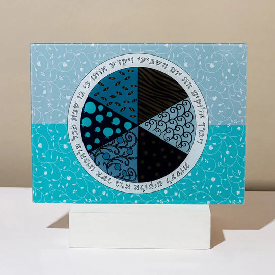 Pot base with a modern and clean design | Handmade from tempered glass | Aqua Spirit series (Copy) 