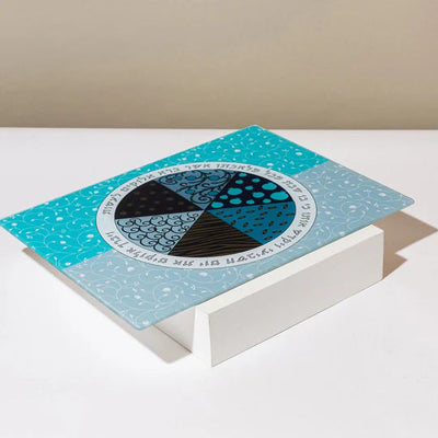 Pot base with a modern and clean design | Handmade from tempered glass | Aqua Spirit series (Copy) 